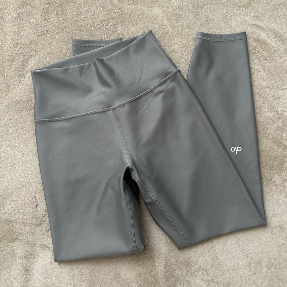 ALO Yoga Lunar grey 7/8 High-Waist Leggings